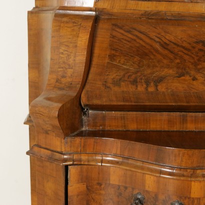 Antiquitäten, Sekretär, Antiker Sekretär, Antiker Sekretär, Antiker italienischer Sekretär, Antiker Sekretär, neoklassischer Sekretär, Sekretär aus dem 19. Jahrhundert