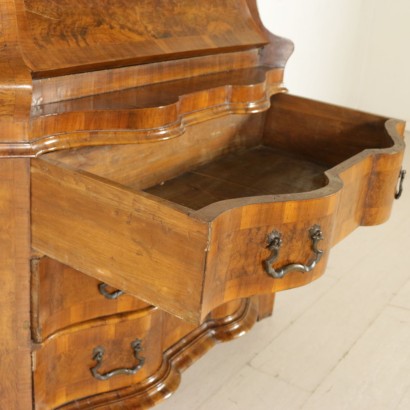 Antiquitäten, Sekretär, Antiker Sekretär, Antiker Sekretär, Antiker italienischer Sekretär, Antiker Sekretär, neoklassischer Sekretär, Sekretär aus dem 19. Jahrhundert