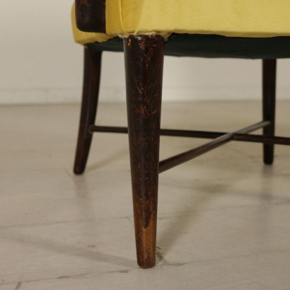 modernariato, modernariato di design, poltrona, poltrona modernariato, poltrona di modernariato, poltrona italiana, poltrona vintage, poltrona anni '40-'50, poltrona design anni 40-50.