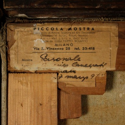 Paesaggio di Amerigo Canegrati - telaio