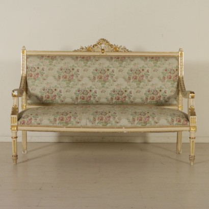 Antiquitäten, Sofas, antike Sofas, antike Sofas, antike italienische Sofas, antikes Sofa, neoklassisches Sofa, 800-900 Sofa