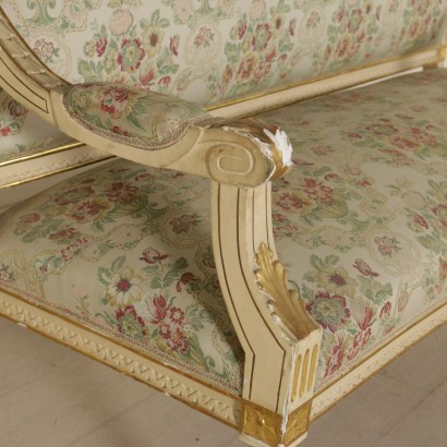 Antiquitäten, Sofas, antike Sofas, antike Sofas, antike italienische Sofas, antikes Sofa, neoklassisches Sofa, 800-900 Sofa