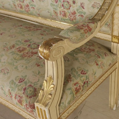 Antiquitäten, Sofas, antike Sofas, antike Sofas, antike italienische Sofas, antikes Sofa, neoklassisches Sofa, 800-900 Sofa