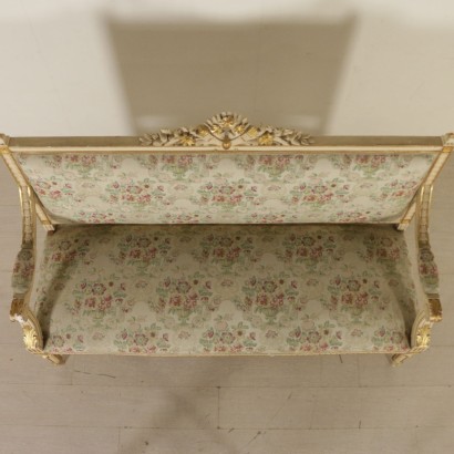 Antiquitäten, Sofas, antike Sofas, antike Sofas, antike italienische Sofas, antikes Sofa, neoklassisches Sofa, 800-900 Sofa