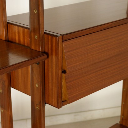 moderne Antiquitäten, modernes Design Antiquitäten, Bücherregal, modernes antikes Bücherregal, modernes antikes Bücherregal, italienisches Bücherregal, Vintage Bücherregal, 50er 60er Jahre Bücherregal, 50-60er Design Bücherregal