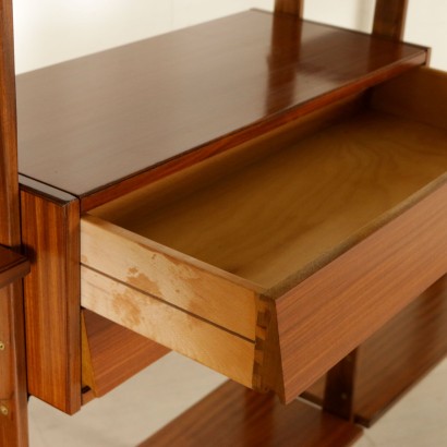 moderne Antiquitäten, modernes Design Antiquitäten, Bücherregal, modernes antikes Bücherregal, modernes antikes Bücherregal, italienisches Bücherregal, Vintage Bücherregal, 50er 60er Bücherregal, 50er / 60er Design Bücherregal