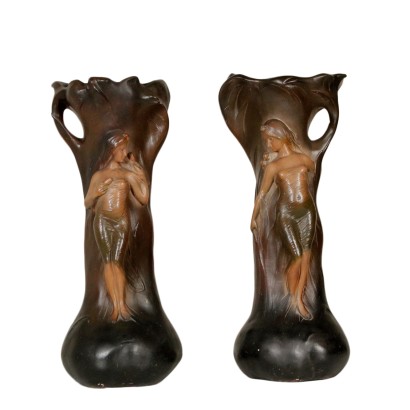 Coppia di Vasi Liberty