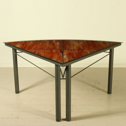 modernariato, modernariato di design, consolle, consolle modernariato, consolle di modernariato, consolle italiana, consolle vintage, consolle anni '60, consolle design anni 60,Tavolo Anni 80