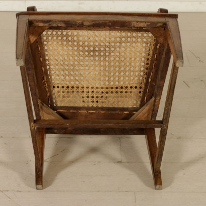 Coppia di Sedie e Poltrona Neoclassica-particolare