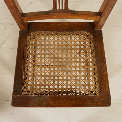 Coppia di Sedie e Poltrona Neoclassica-particolare