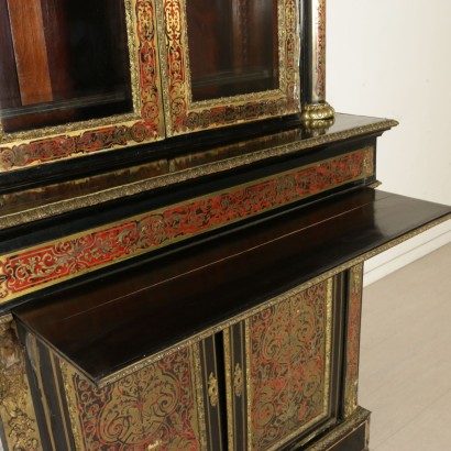 Libreria Stile Boulle-particolare