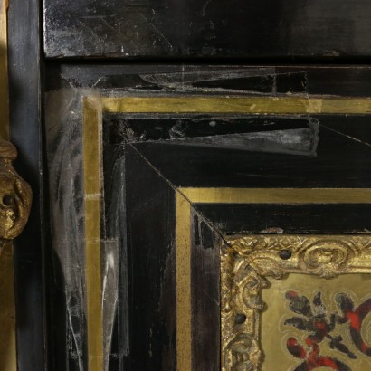 Libreria Stile Boulle-particolare