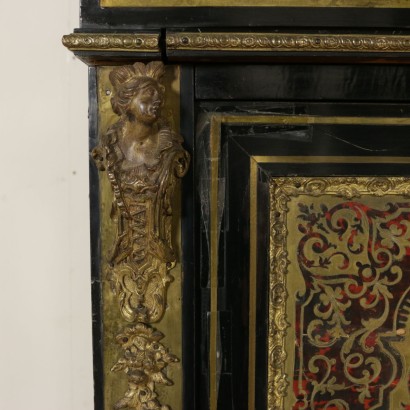 Libreria Stile Boulle-particolare