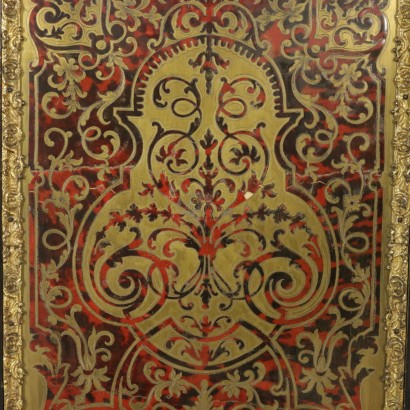 Libreria Stile Boulle-particolare