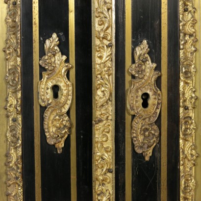 Libreria Stile Boulle-particolare