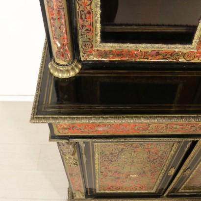 Libreria Stile Boulle-particolare