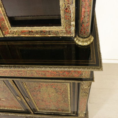 Libreria Stile Boulle-particolare