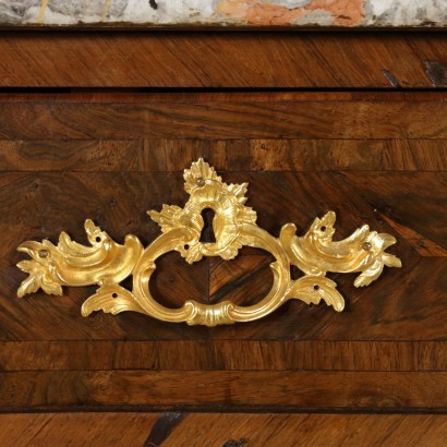 Comò Reggenza-particolare