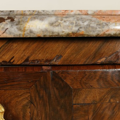 Comò Reggenza-particolare