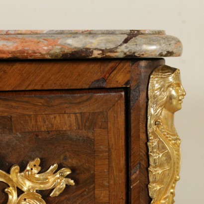 Comò Reggenza-particolare