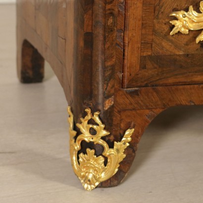 Comò Reggenza-particolare