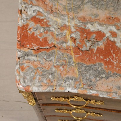 Comò Reggenza-particolare