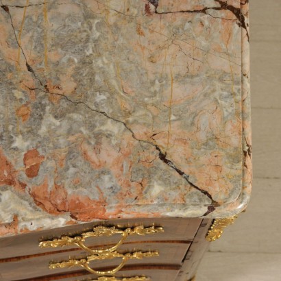 Comò Reggenza-particolare