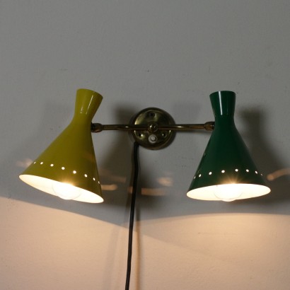 modernariato, modernariato di design, lampada da parete, lampada da parete modernariato, lampada da parete di modernariato, lampada da parete italiana, lampada da parete vintage, lampada da parete anni '50-'60, lampada da parete design anni 50-60