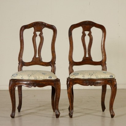 Par de Sillas en el Barroco tardío