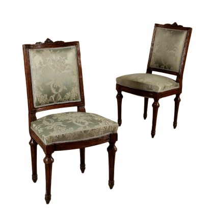 Coppia di Sedie Neoclassiche