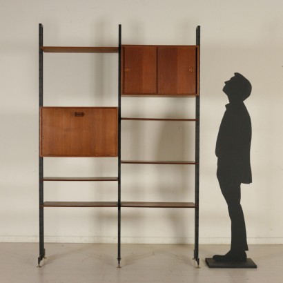 Modernariato, modernariato di design, libreria, libreria modernariato, libreria di modernariato, libreria italiana, libreria vintage, libreria anni 50-60, libreria design anni 50-60