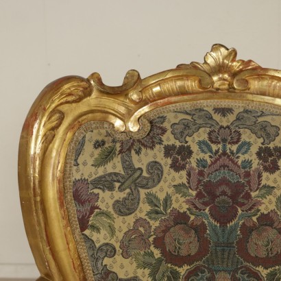 Coppia di Poltrone Dorate XIX Secolo