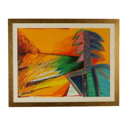 Arte contemporanea- Arte astratta-Opera di Togo (Enzo Migneco,1937)