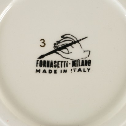 Sottobicchieri di Piero Fornasetti-particolare