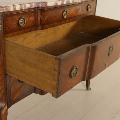 Cassettone Napoleone III-particolare