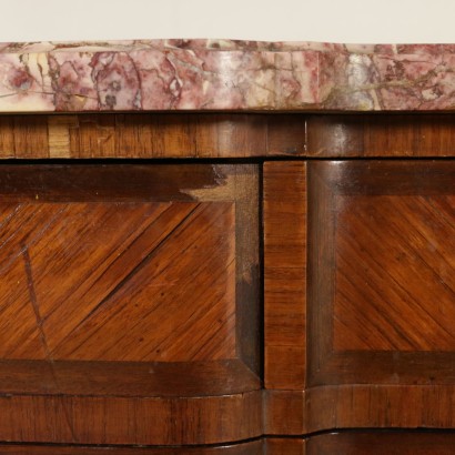 Cassettone Napoleone III-particolare