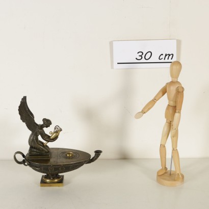 antiquités, mensonge en bronze, lampe à huile en bronze, bronze, bronzes antiques, bronze antique, bronze italien antique, bronze antique, bronze 800, bronze début 800