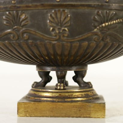 antiquités, mensonge en bronze, lampe à huile en bronze, bronze, bronzes antiques, bronze antique, bronze italien antique, bronze antique, bronze 800, bronze début 800