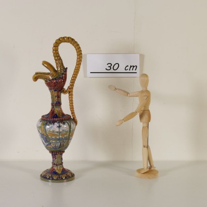 antiques, ceramics, ceramic antiques, ancient ceramics, ancient Italian ceramics, antique ceramics, neoclassical ceramics, 20th century ceramics, pouring machine, Alfredo Santaerlli pouring machine.