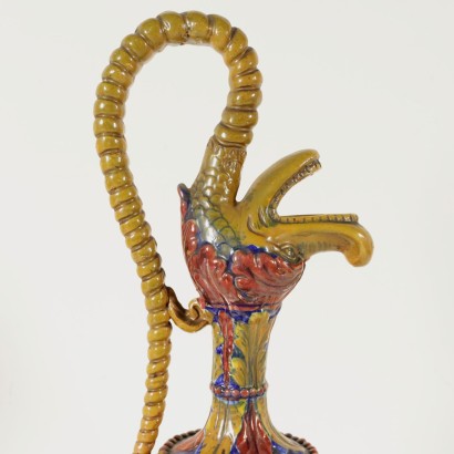 antiques, ceramics, ceramic antiques, ancient ceramics, ancient Italian ceramics, antique ceramics, neoclassical ceramics, 20th century ceramics, pouring machine, Alfredo Santaerlli pouring machine.