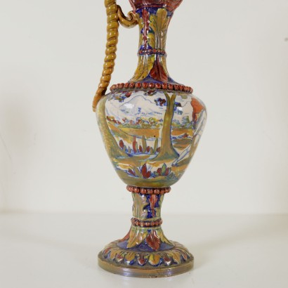 antiques, ceramics, ceramic antiques, ancient ceramics, ancient Italian ceramics, antique ceramics, neoclassical ceramics, 20th century ceramics, pouring machine, Alfredo Santaerlli pouring machine.