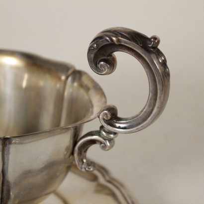 antiquariato, oggettistica, antiquariato oggettistica, oggettistica antica, oggettistica antica italiana, oggettistica di antiquariato, oggettistica neoclassico, oggettistica del 900, salsiera in argento, salsiera anni 40-50, salsiera italiana, salsiera alessandria, salsiera Ricci & C.