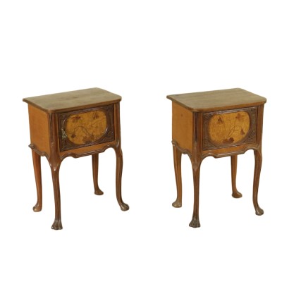 Coppia di Comodini Liberty
