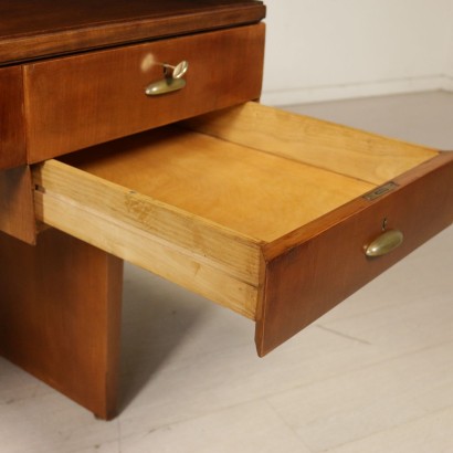 antigüedades modernas, antigüedades de diseño moderno, escritorio, escritorio antiguo moderno, escritorio de antigüedades moderno, escritorio italiano, escritorio vintage, escritorio de los años 50, escritorio de diseño de los años 50, escritorio con cajones.