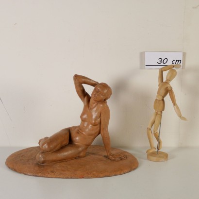 antiquariato, scultura, antiquariato scultura, scultura antica, scultura antica italiana, scultura di antiquariato, scultura neoclassico, nudo di donna, scultura in terracotta.