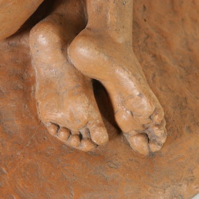 antiquariato, scultura, antiquariato scultura, scultura antica, scultura antica italiana, scultura di antiquariato, scultura neoclassico, nudo di donna, scultura in terracotta.