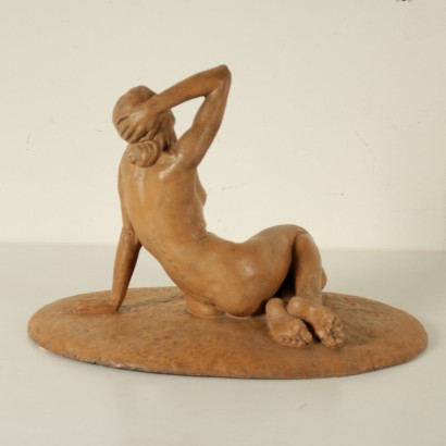 antiquariato, scultura, antiquariato scultura, scultura antica, scultura antica italiana, scultura di antiquariato, scultura neoclassico, nudo di donna, scultura in terracotta.