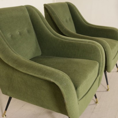 moderne Antiquitäten, moderne Design Antiquitäten, Sessel, moderne antike Sessel, moderne antike Sessel, italienische Sessel, Vintage Sessel, 50-60er Sessel, 50-60er Designer Sessel, Paar Sessel.
