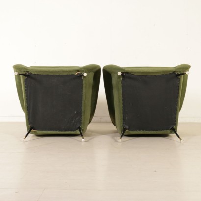 moderne Antiquitäten, moderne Design Antiquitäten, Sessel, moderne antike Sessel, moderne antike Sessel, italienische Sessel, Vintage Sessel, 50-60er Sessel, 50-60er Designer Sessel, Paar Sessel.