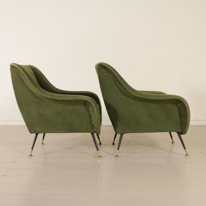 moderne Antiquitäten, moderne Design Antiquitäten, Sessel, moderne antike Sessel, moderne antike Sessel, italienische Sessel, Vintage Sessel, 50-60er Sessel, 50-60er Designer Sessel, Paar Sessel.